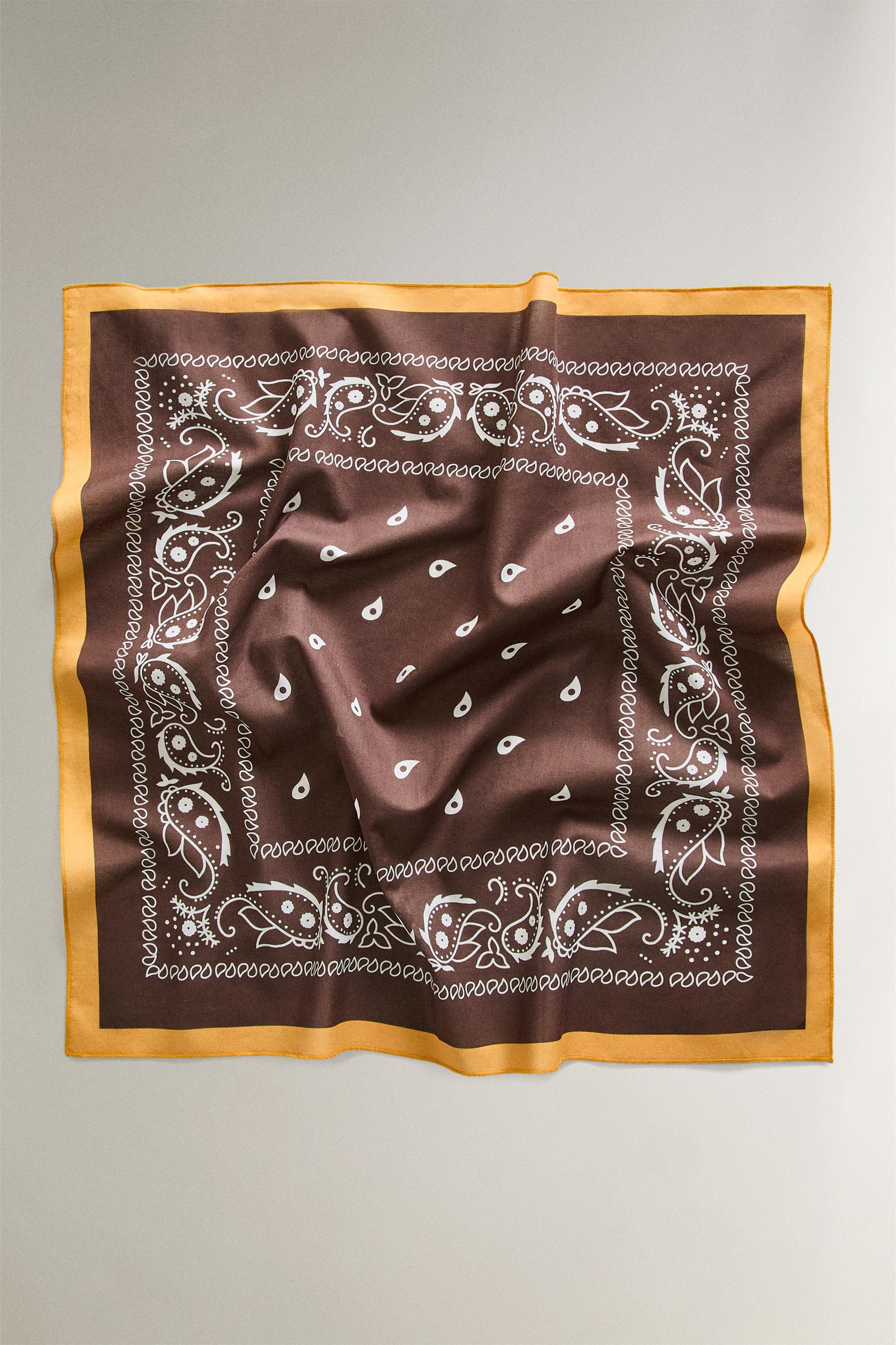 BANDANA COTON PAISLEY POUR ANIMAUX DE COMPAGNIE